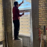 درب و پنجره دوجداره و آهنی و درب کرکره برقی|مصالح و تجهیزات ساختمان|اقلید, |دیوار