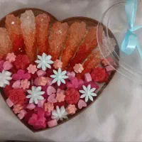 قند تزئینی بدون گلوکز نبات رنگی