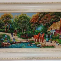 تابلو فرش دستبافت منظره