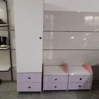 کمد کودک با دو عدد دارور دو کشویی|جاکفشی، کمد، دراور|خلخال, |دیوار