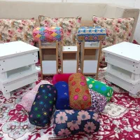 زیر پایی چوبی (و کدیجه زری بافی) ارسال رایگان