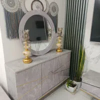 اینه کنسول و میز عسلی ست