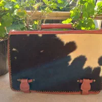 فروش ست چهار تیکه کیف چرم و پوست|کیف، کفش، کمربند|سیاهکل, |دیوار