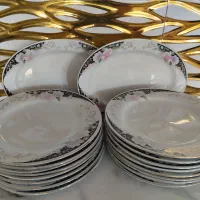 16عدد بشقاب چینی2عدیس12خورشت خوری انگشتی فرانسه|ظروف سرو و پذیرایی|همدان, |دیوار
