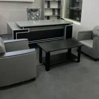 میز نوااداری صندلی آریان مدیریت مبلمان پوست چرمی