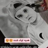 طراحی چهره هدیه ای لاکچری و خاص|تابلو، نقاشی، عکس|تهران, فاطمی|دیوار