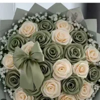 دو تا گل روبانی به رنگ و طرح مختلف