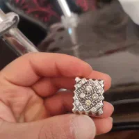 انگشتر نقره نگین موزانایت|جواهرات|قرچک, مهدیه|دیوار