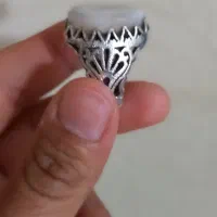 انگشتر نقره فیروزه و عقیق سلیمانی|جواهرات|شاهین‌شهر, شهرک ردانی پور|دیوار