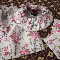 پک سه عددی (دمکنی فری سایز، کیسه سبزی، دستمال)