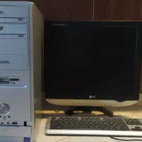 کیس همراه مانیتور LG|رایانه رومیزی|تهران, شهرک آزادی|دیوار