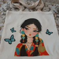 طراحی روی پارچه روی کیف تی شرت مانتو مقنعه کودک|کیف، کفش، کمربند|نظرآباد, نظرآباد|دیوار