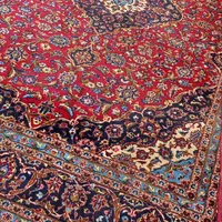فرش ۱۲ متری کاشان و کناره و قالیچه دستبافت|فرش|رشت, حاجی آباد|دیوار