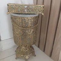 جا دستمال کاغذی و سطل برنز