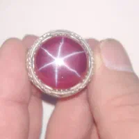 انگشتر نقره یاقوت استار کلکسیونی