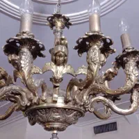 سه عدد لوستر ست برنزی