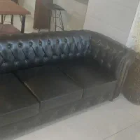 مبل ۳ نفره چستر امریکایی چرم