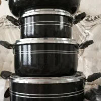 نو 3 قابلمه و یک تابه اصلی داخل گرانیت