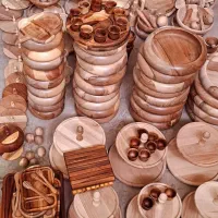 تولید و پخش انواع ظروف چوبی