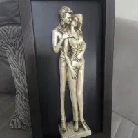 تابلو عشق پلی استر قاب چوب . نونو