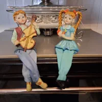 مجسمه دختر و پسر پلی استیل|مجسمه، تندیس، ماکت|تبریز, |دیوار