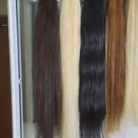 موی اکستنشن طبیعی و گرمی قد  ۵۰و۶۰ و ۷۰ سانت