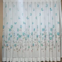 پرده طرح برجسته و حریر|پرده، رانر، رومیزی|بیرجند, |دیوار