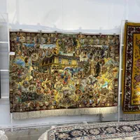 تابلو فرش سلاطین ایران دارای ۵۴ چهره|تابلو فرش|مشکیندشت, |دیوار