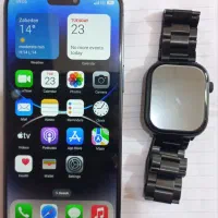 ایفون ۱۵ پرومکس کپی با اپل واچ