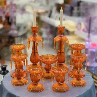 ست هفت سین و شمعدان باکارات|صنایع دستی و سایر لوازم تزئینی|تهران, شوش (باغ آذری)|دیوار