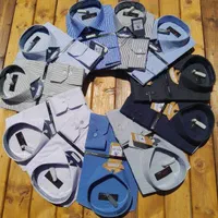 پیراهن راه راه نخی کلاسیک