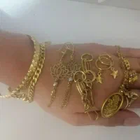 تکپوش بچگانه و ۴۰گرم طلا(انگشتر و گوشواره)|جواهرات|کازرون, |دیوار