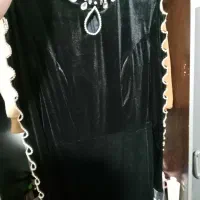 پیراهن بلند جنس  مخمل مجلسی