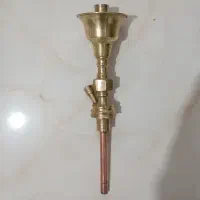 قلیان تنه برنجی قدیمی یخدان دار ریخته سنگین