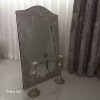 آینه و شمعدون برنج