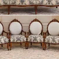مبل ۹نفره اعلای چوب راش بیرون۱۷۰به بالاس