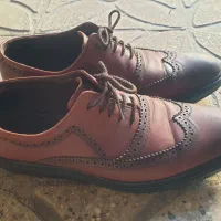 کفش چرم طبیعی رنگ عسلی