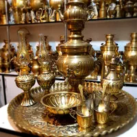 vli سماور ذغالی c4 منقل برنجی d5 مسی گازی زغالی|صنایع دستی و سایر لوازم تزئینی|اصفهان, دستگرده|دیوار