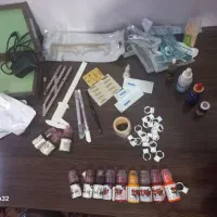 فروش فوری،لوازم فیبروز،خط چشم ورژلب+آموزش رایگان