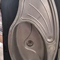 سینک آشپزخانه سالم بدون خش به قیمت ۱/۲۰۰