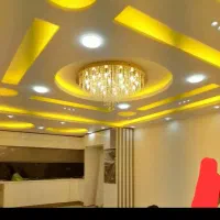 گچکاری گچ کاری سفید کاری نورمخفی ابزار لکه گیری