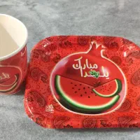 لوازم یلدایی گوشواره دستبند پک پیش دستی لیوان