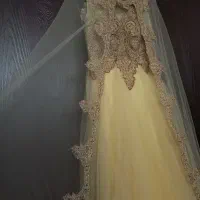 لباس عروس مدل فرحی دو تیکه