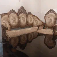 مبلمان سلطنتی ۹ نفره با طرح هخامنشیان مثل روز اول