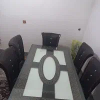 میز شیش نفره|میز و صندلی غذاخوری|دالاهو, |دیوار