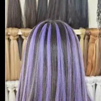 اکستنشن مو طبیعی و الیافی با نصب حرفه‌ای