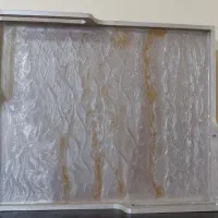 ساعت و سینی رزین