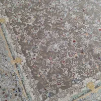 فرش بهاریه۹یه۶متری مشهد۱۵۰۰تراکم۴۵۰۰طوسی گلبرجسته