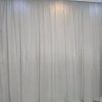 پرده حریروسط پرده خامه دوزی ساده وشیک