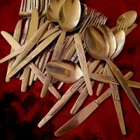 کارد میوه قاشق چنگال قدیمی مناسب کسری ژاپنی|ظروف سرو و پذیرایی|تهران, والفجر|دیوار